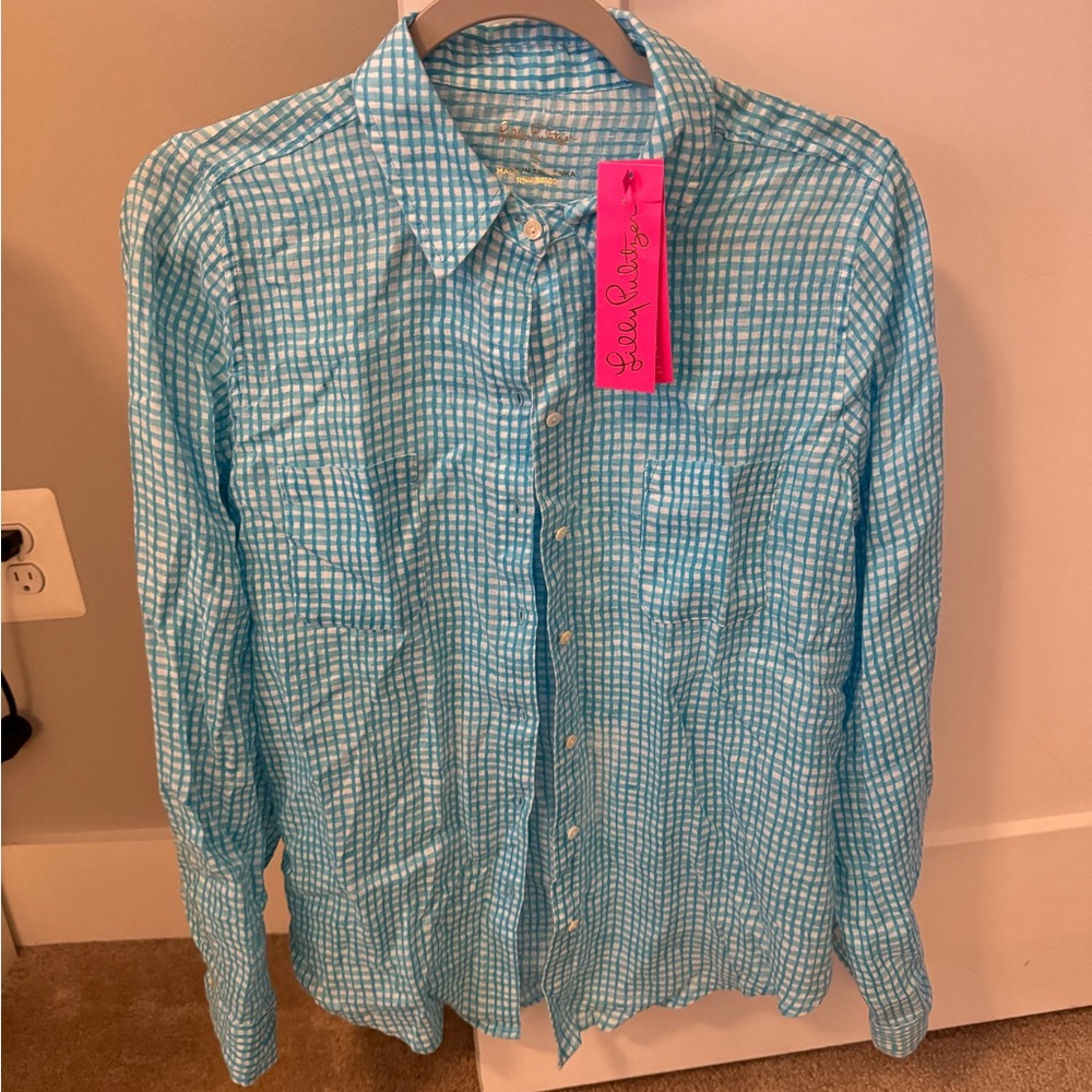 Lilly Pulitzer Sea View Button Down
